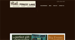 Desktop Screenshot of forestlakerestaurant.com